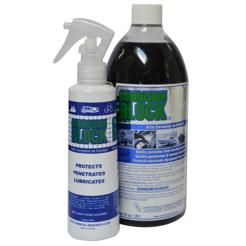 Corrosion Block - Corrosion Block 32oz Bottle w/Pump - Non-Hazmat, Non-Flammable &amp; Non-Toxic