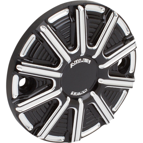 Arlen Ness - Arlen Ness Ness-Tech Points Cover - 10-Gauge - Black Anodized with Machined Accents - 700-010