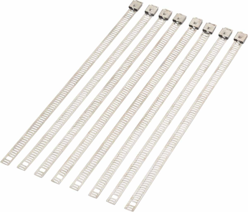Moose Racing - Moose Racing Ladder-Style Cable Ties - 8in. - Silver - 304-0509