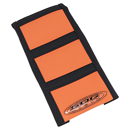 SDG - SDG 6-Rib Gripper Seat Cover - Orange/Black Rib - 95940KOK