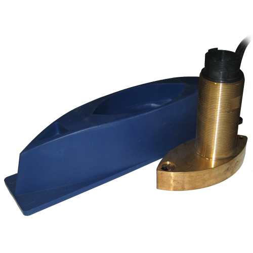 SI-TEX - SI-TEX 496/50/200ST Bronze Thru-Hull Triducer w/Fairing Block f/ES502