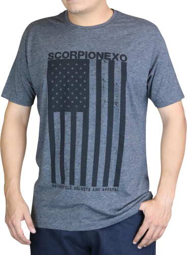 Scorpion - Scorpion Americana T-Shirt - 61-750-05 - Black - Large