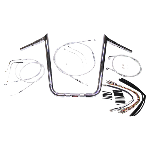 Magnum - Magnum 1-1/4in. Viking Ape Hanger Handlebar Kit - 16in. - Chrome - 38844-316