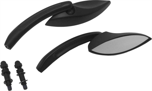 HardDrive - HardDrive Custom Eliptical Mirrors - Black - 18-223