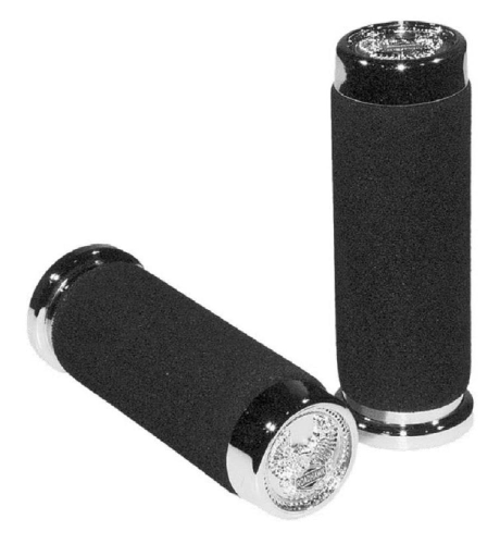 Emgo - Emgo Roadhawk Grips - 7/8in. x 5.9in. - Goldwings - XF-3-59-87010