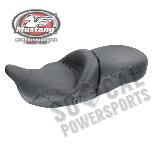Mustang - Mustang 1-Piece Heated Super Touring Seat - No Studs - 79640