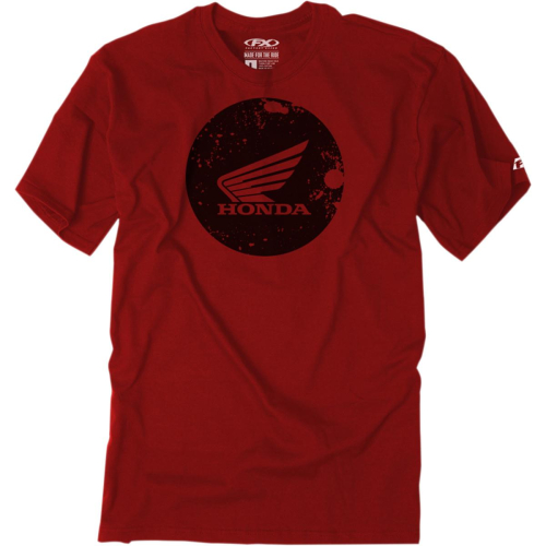 Factory Effex - Factory Effex Honda Circle Premium T-Shirt - 22-87334 - Cardinal - Large