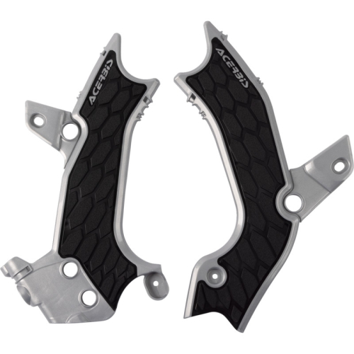 Acerbis - Acerbis X-Grip Frame Guard - Silver/Black - 2983671015