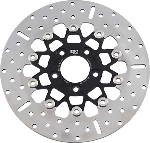 EBC - EBC 10 Button Floater Wide Band Brake Rotor - Black - RSD020BLK