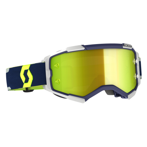 Scott USA - Scott USA Fury Goggles - 272828-1099289 - Blue/Gray / Yellow Chrome Works Lens - OSFM