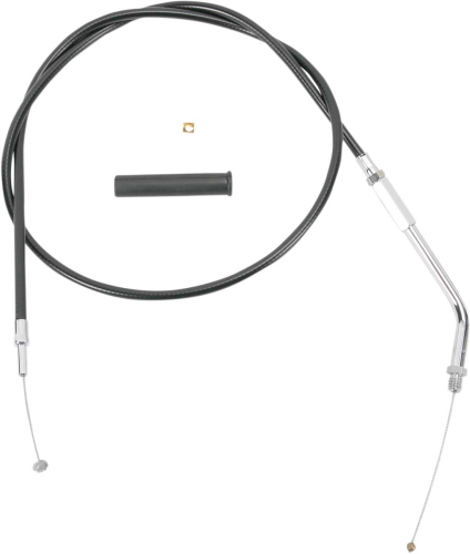 Drag Specialties - Drag Specialties Alternative Length Black Vinyl Throttle Cable - 36in. - 4330406B