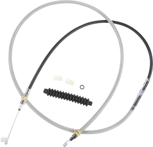 Drag Specialties - Drag Specialties Alternative Length Braided High Efficiency Clutch Cable - 78in. - 0652-2375