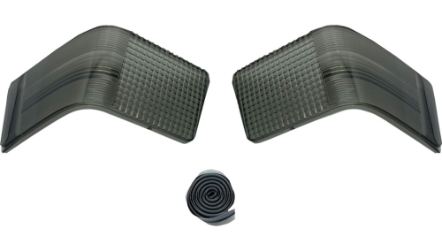Custom Dynamics - Custom Dynamics Tour-Pak Replacement Taillight Lens - Smoke - CD-TP-LENS-S
