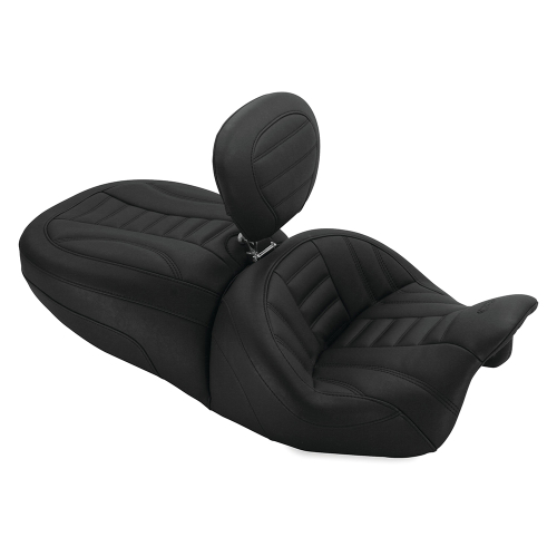 Mustang - Mustang Vintage Forward Touring Seat with Driver Backrest - 79593