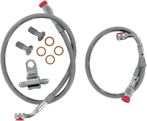 Goodridge - Goodridge Rear OEM-Style DOT/TUV Brake Line Kit - Stock Length - HD9231-A
