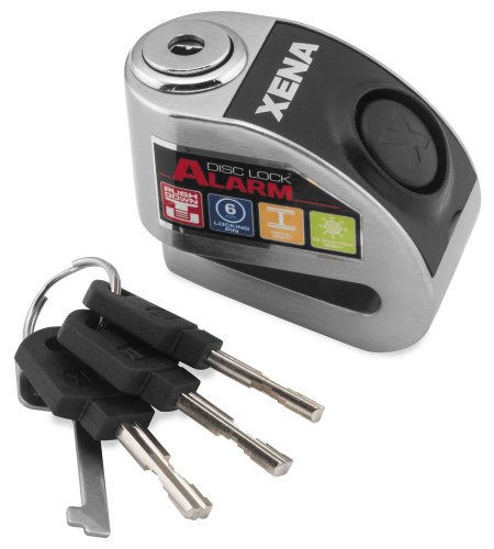 Xena - Xena XZZ6L Disc Lock Alarm - Stainless Steel - XZZ-6