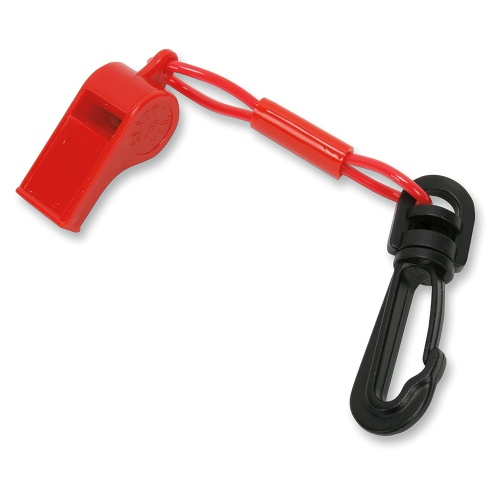 Atlantis - Atlantis Whistle with Clip - Red - A2701C
