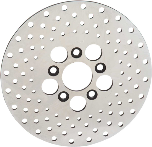 Drag Specialties - Drag Specialties Stainless Steel Drilled Brake Rotor - 06-0173AS