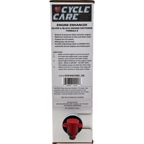 Cycle Care Formulas - Cycle Care Formulas Formula B Black/Silver Engine Enhancer - 1gal. - CCF44BB02_1G
