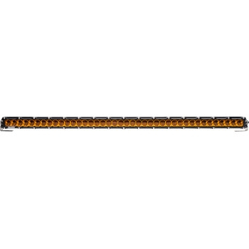 Heretic Studio - Heretic Studio 6-Series Light Bar - 40in. (45in. x 2in. x 1.5in.) - Black Flood Light with Amber Lens - 54007