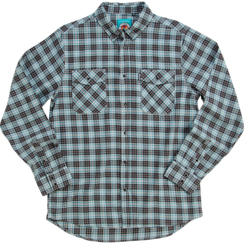 Biltwell Inc. - Biltwell Inc. Lightweight Flannel Shirt - 8145-069-005 - Pacific Blue - X-Large