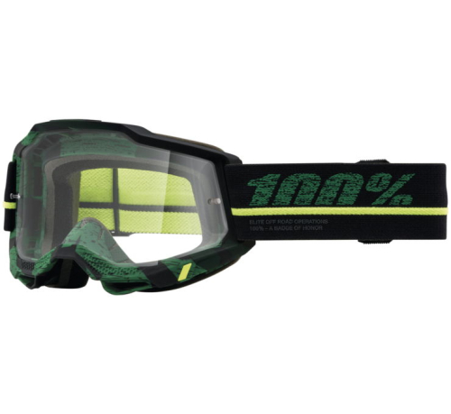 100% - 100% Accuri 2 Overlord Goggles - 50013-00011 - Overlord / Clear Lens - OSFM