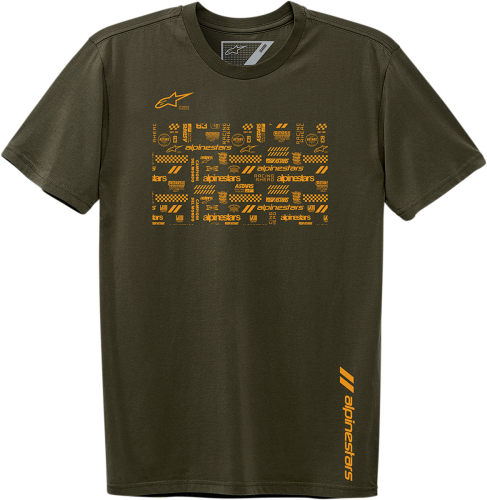 Alpinestars - Alpinestars Chaotic T-Shirt - 123072109690M - Military - Medium