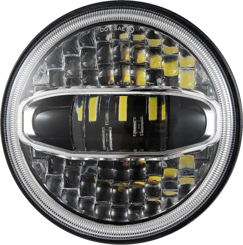 PathFinder - PathFinder Ultra Beam Wide View 7in. LED Headligh - HD7NWC