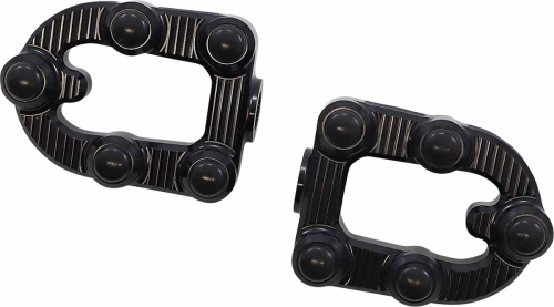 Arlen Ness - Arlen Ness MX Footpegs - Black Anodized - 07-904