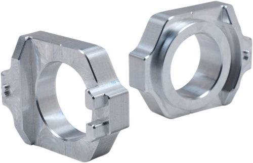 Works Connection - Works Connection Elite Axle Blocks - Silver - 17-300