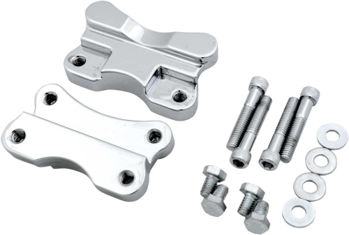 Drag Specialties - Drag Specialties Fender-To-Fork Adapter for 21in. Wheel - Chrome - 1410-0066