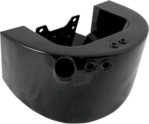 Drag Specialties - Drag Specialties Oil Tank - Side Fill - Black - 76366B