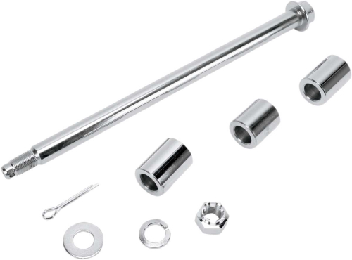 Drag Specialties - Drag Specialties Chrome Axle Kit - Rear - 0214-0047