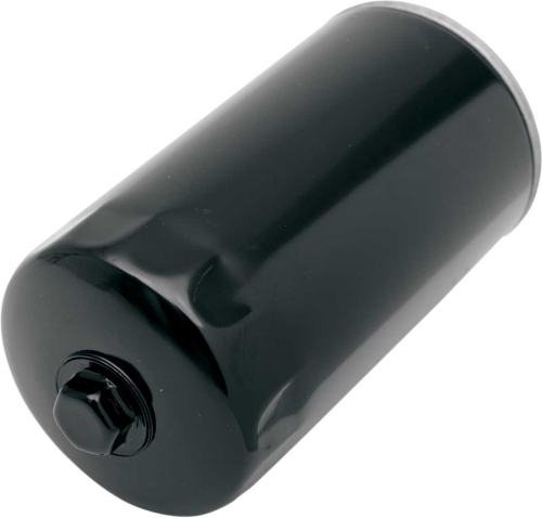 Drag Specialties - Drag Specialties Spin-On Oil Filter - Black with Nut - 14-0018BK-BX41