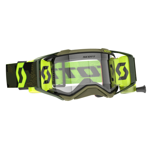 Scott USA - Scott USA Prospect Super Works Film System Goggles - 278595-7701113 - Green/Yellow/Clear Works Lens - OSFM