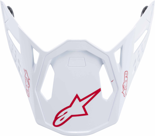 Alpinestars - Alpinestars Visor for S-M10 Dyno Helmets - Red/White - 8981319-2180-M10