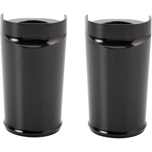 Arlen Ness - Arlen Ness Smooth Fork Boot Covers - Standard - Black Anodized - 20-033