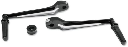Performance Machine - Performance Machine Contour Shift Lever and Spacer - Heel/Toe Shifter - Black - 0034-1081-B