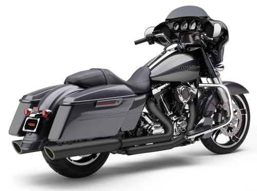 Cobra - Cobra 909 Slip-On Mufflers - Black - 6303RB