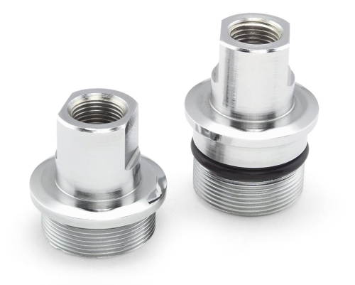Colony - Colony Chrome Fork Tube Plugs - Wide Glide - 8716-1