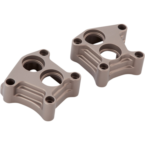 Arlen Ness - Arlen Ness 10-Gauge Lifter Block Covers - Titanium Anodized - 12-575