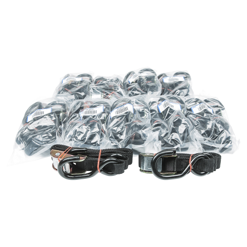 Fire Power - Fire Power 1in. Economy Tie-Downs (10/Pairs) - Black - 21262BULK