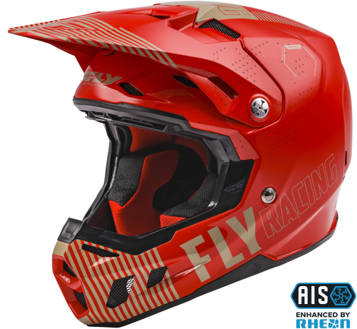 Fly Racing - Fly Racing Formula CC Primary Helmet - 73-4302L - Red/Khaki - Large