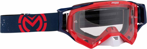 Moose Racing - Moose Racing Galaxy Graphic Goggles - Red/Navy - 2601-2678