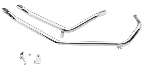 Paughco - Paughco 1 3/4in. Upswept Drag Pipes - Gooseneck - 719B2A