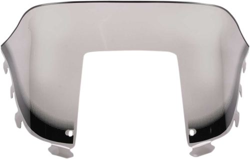 SNO Stuff - SNO Stuff Windshield - Low - 9.3in. - Smoke/Graphics - 450-233-03