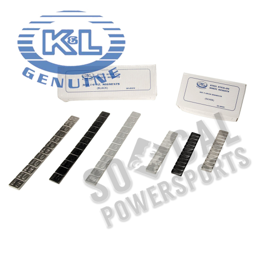 K&L Supply - K&L Supply Steel Stick On Wheel Weights - Black - 5gm. - 32-8090