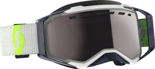 Scott USA - Scott USA Prospect Snowcross Goggles - 272846-1120313 - Gray/Yellow / Enhancer Silver Chrome Lens - OSFM