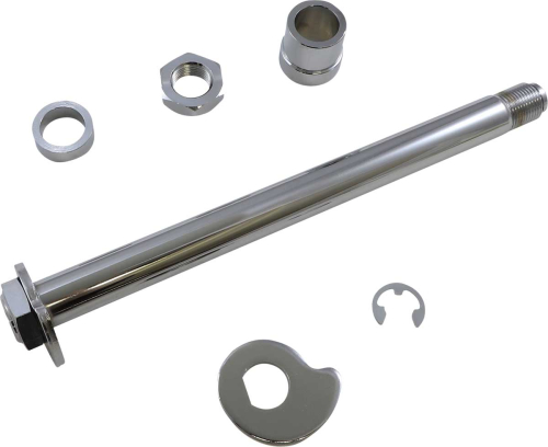 Drag Specialties - Drag Specialties Chrome Axle Kit - Rear - 0214-1965