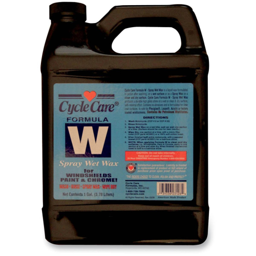 Cycle Care Formulas - Cycle Care Formulas Formula W Spray Wet Wax - 1gal. - 66128